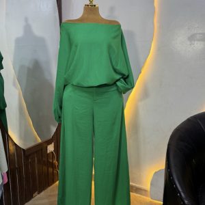 Zara off shoulder Linen 2pcs set